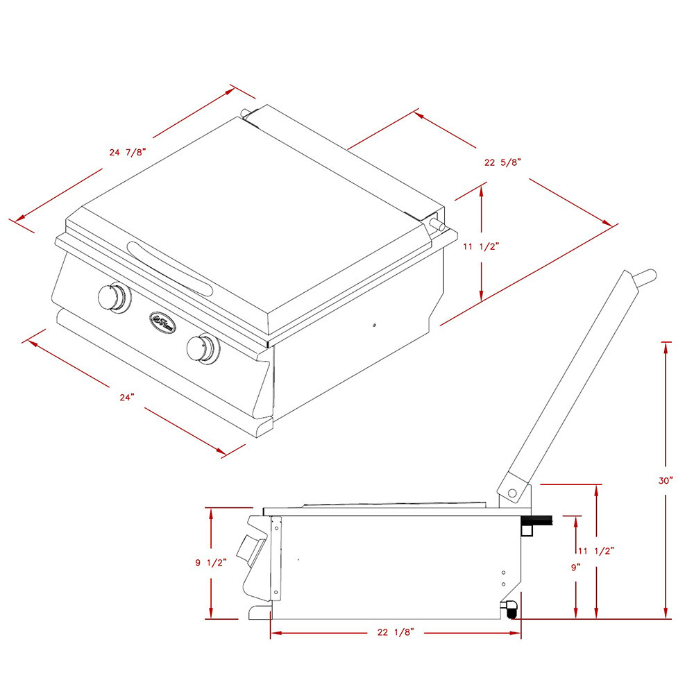 Cal Flame 2 Burner Liquid Propane Gas Grill Wayfair